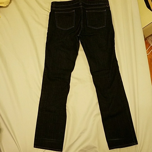 Uniqlo Dark Blue Denim Straight Leg Jean - 30" x 32" - Picture 2 of 4